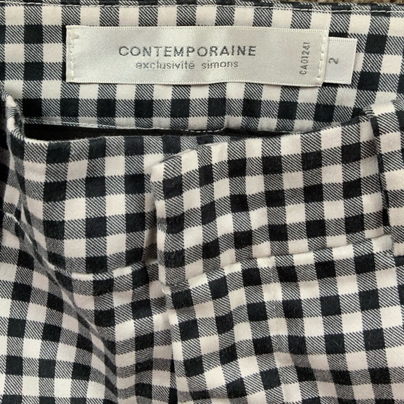 High Waist Checker Pants - Picture 2 of 2